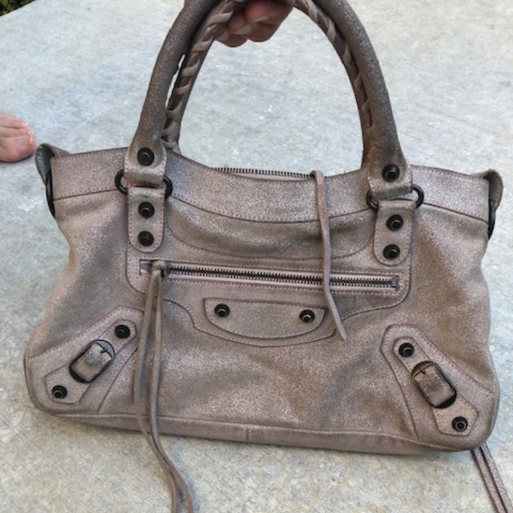 Balenciaga First Moto Limited Edition Pink Sparkle